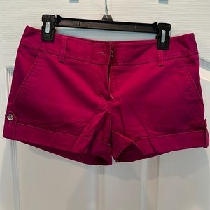 Express Pink Cuffed shorts